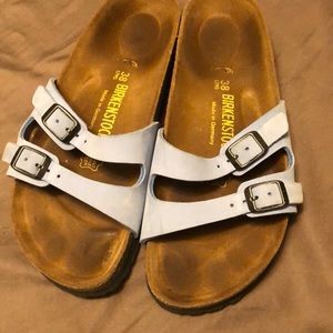 Birkenstock Ibiza blue sandals size 38 (7-7.5)
